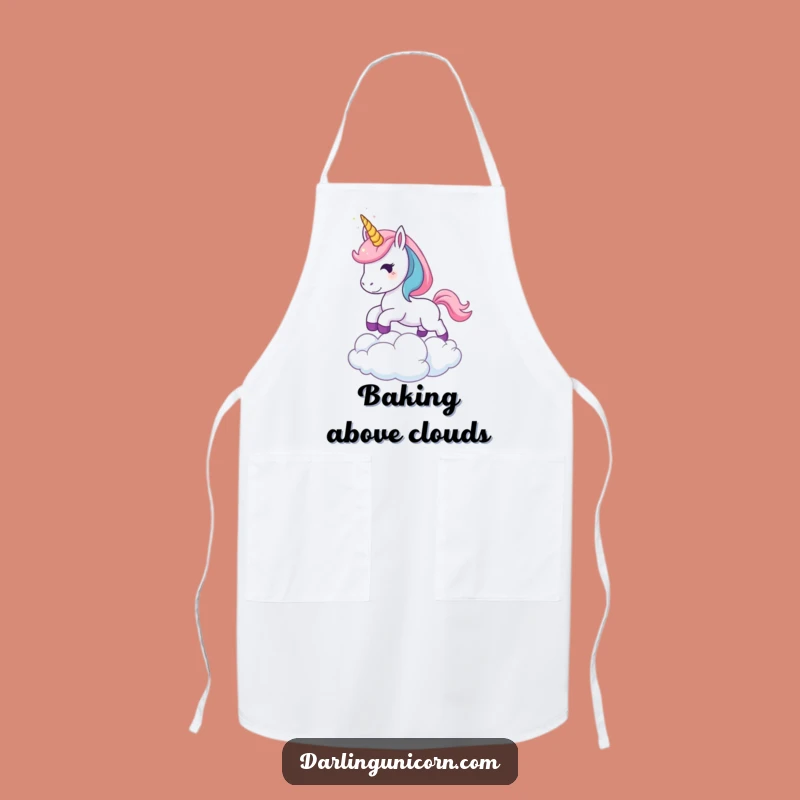 Funny Leaping Unicorn Apron: Cook with Magic & Dreamy Flair