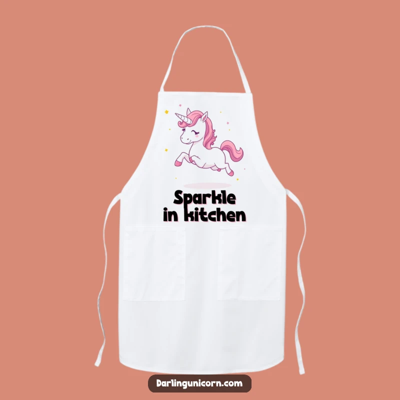 Funny Star Dust Unicorn Apron: Kitchen Magic, Hilarious Cooking Gift