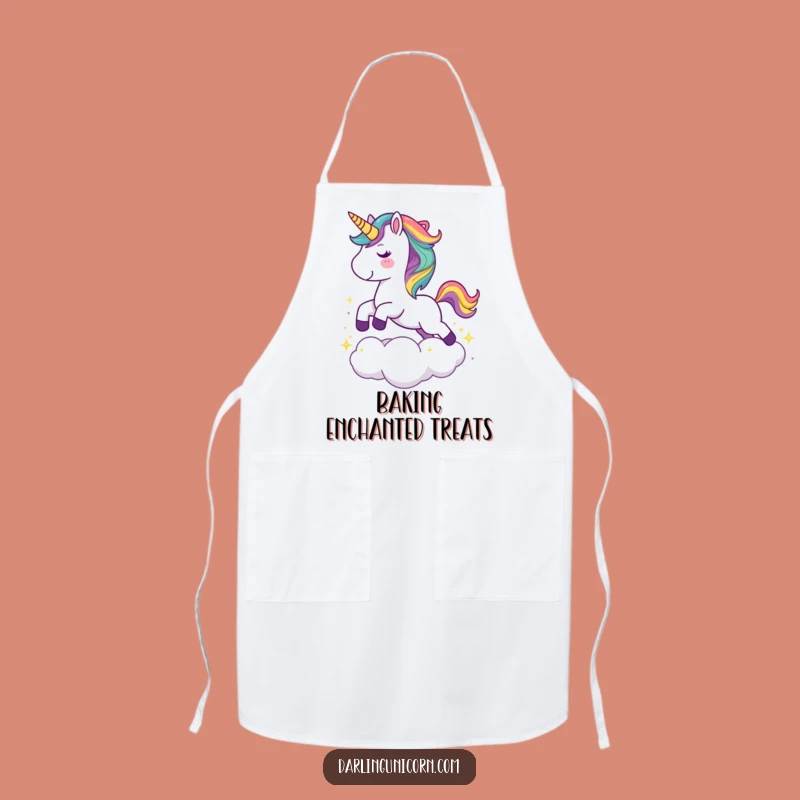 Funny Unicorn Rainbow Apron - Magical Kitchen Wear Gift