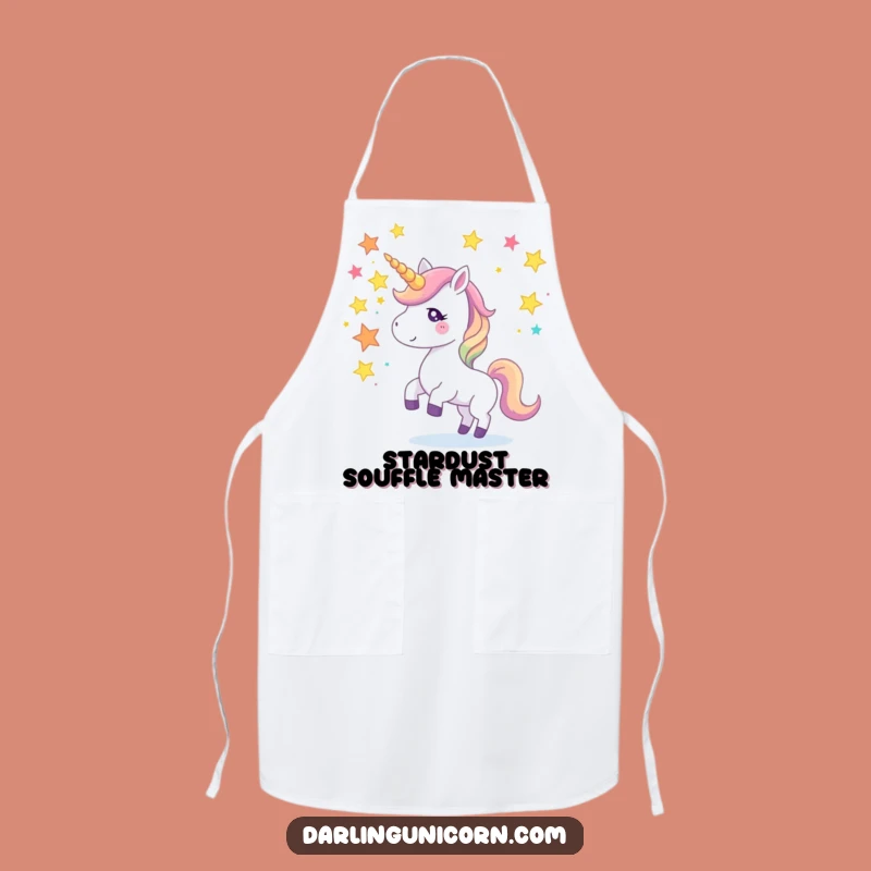 Whimsical Funny Unicorn Star Juggler Apron: Cook with Cosmic Flair, Great Gift