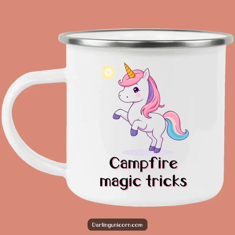Durable Funny Unicorn Orb Toss Camping Mug: Playful Magic for Outdoor Fun