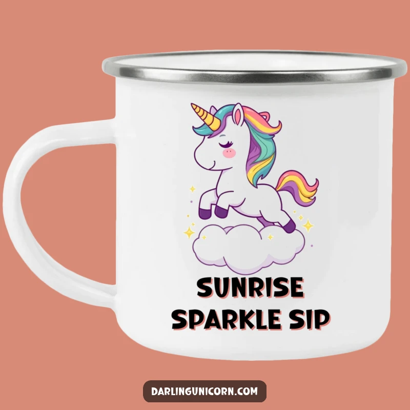 Funny Unicorn Rainbow Camping Mug - Durable Magic Cup Gift