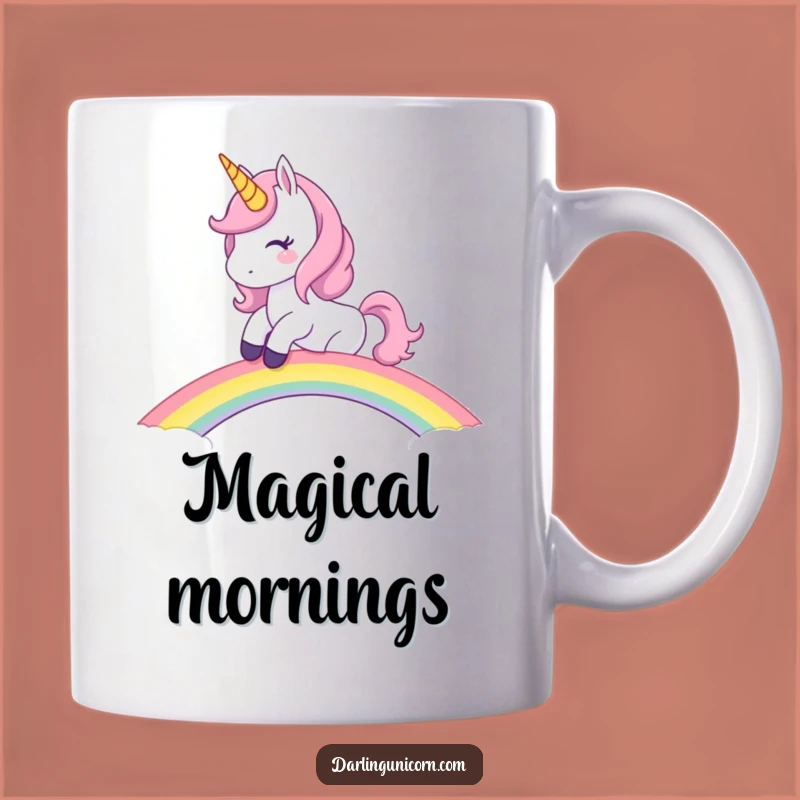 Funny Unicorn Rainbow Mug: Magical Mischief, Perfect Funny Gift for Dreamers