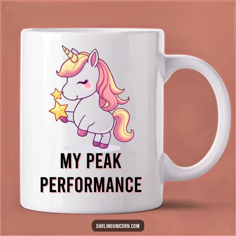 Funny Unicorn Star Balance Mug: A Magical Gift for Coffee Lovers
