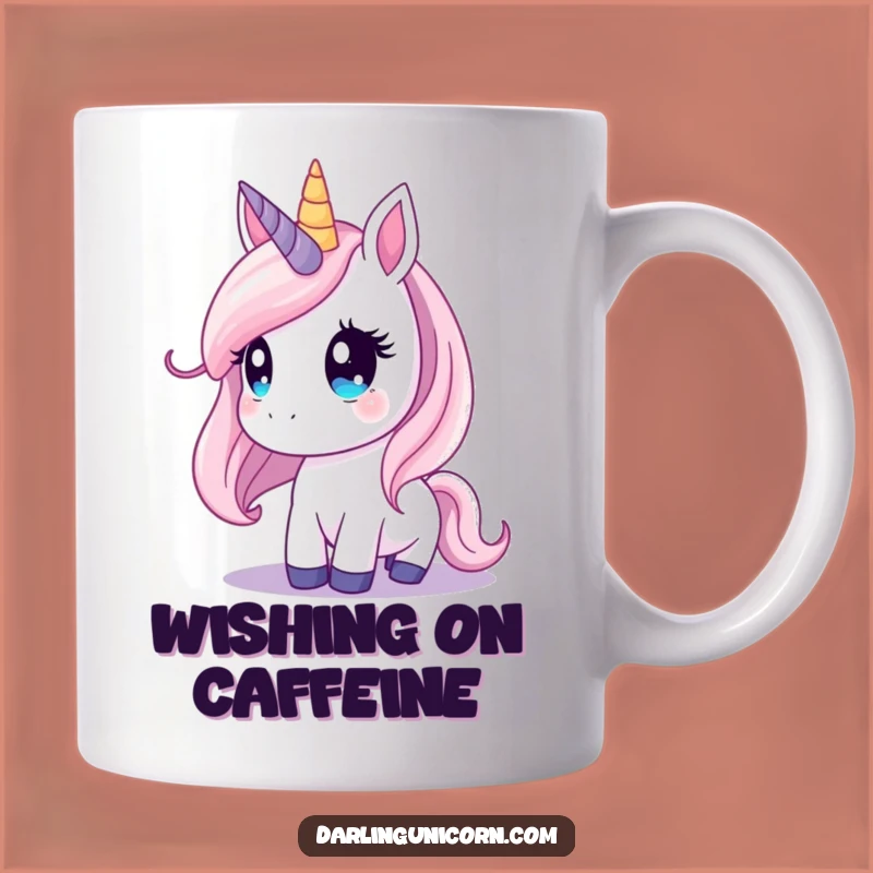 Funny Unicorn Starry Sky Mug: Dreamy Eyes, Magical Gift for Stargazers
