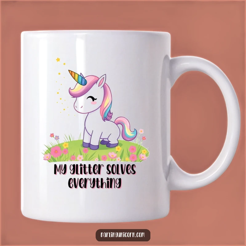 Funny Unicorn Rainbow Horn Stardust Mug: A Magical Gift for Fantasy Lovers!