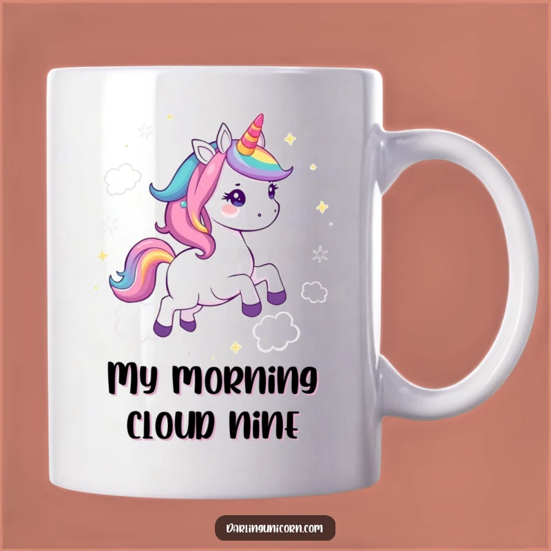 Funny Kawaii Unicorn Rainbow Gallop Mug: A Whimsical and Sparkly Gift for Unicorn Lovers