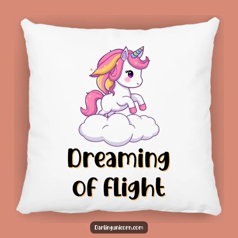 Comfy Funny Sparkling Unicorn Rainbow Mane Pillow: Cuddle Up with Magic and Laughter!