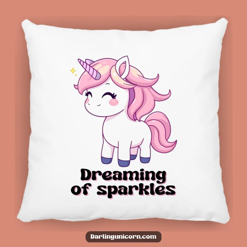 Funny Joyful Unicorn Mane Toss Pillow: Cozy Magical Accent for Any Room