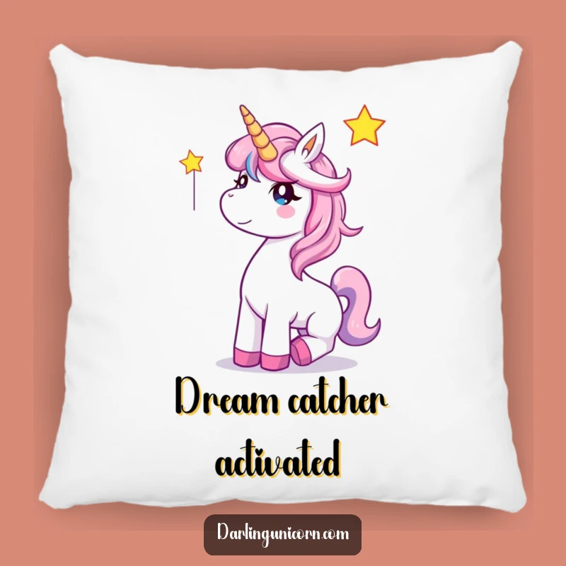 Funny Unicorn Pillow - Cozy Magical Catcher Design, Heavenly Funny Gift Accent