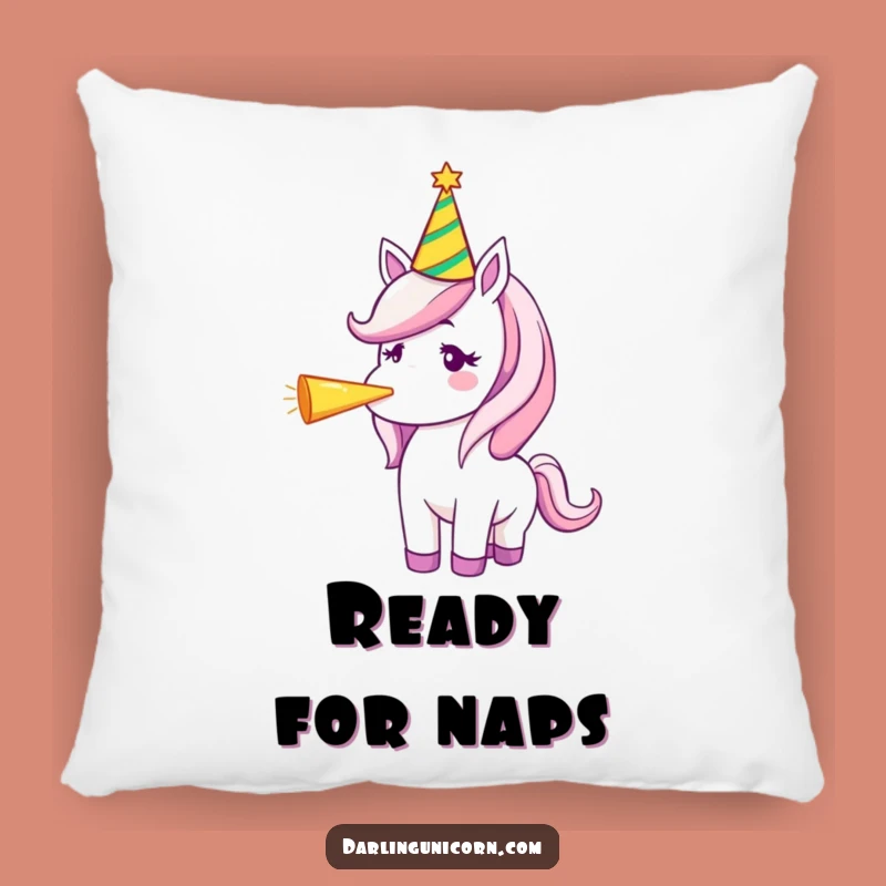 Soft Funny Unicorn Party Hat Pillow: Festive Comfort, Adorable Funny Gift