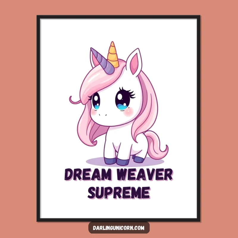 Funny Unicorn Starry Sky Digital Art: Dreamy Cosmos, Instant Download Gift