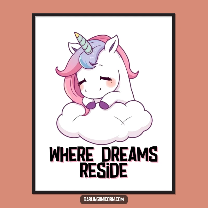Instant Download Funny Unicorn Cloud Sigh Art: Decorate with Whimsy, Perfect Gift