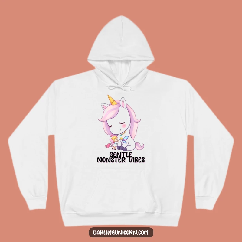 Cozy Funny Unicorn Fairy Nuzzle Hoodie - Warmth, Magic, and Tender Moments
