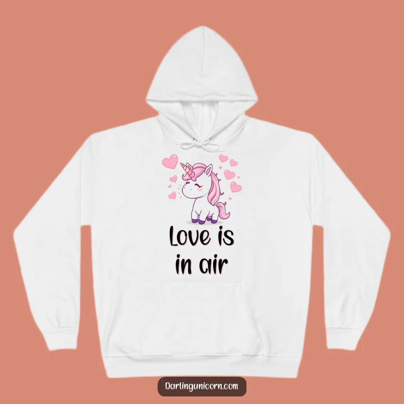 Funny Kissing Unicorn Hoodie: Cozy Love, Sparkle Hearts, Perfect Warm Gift