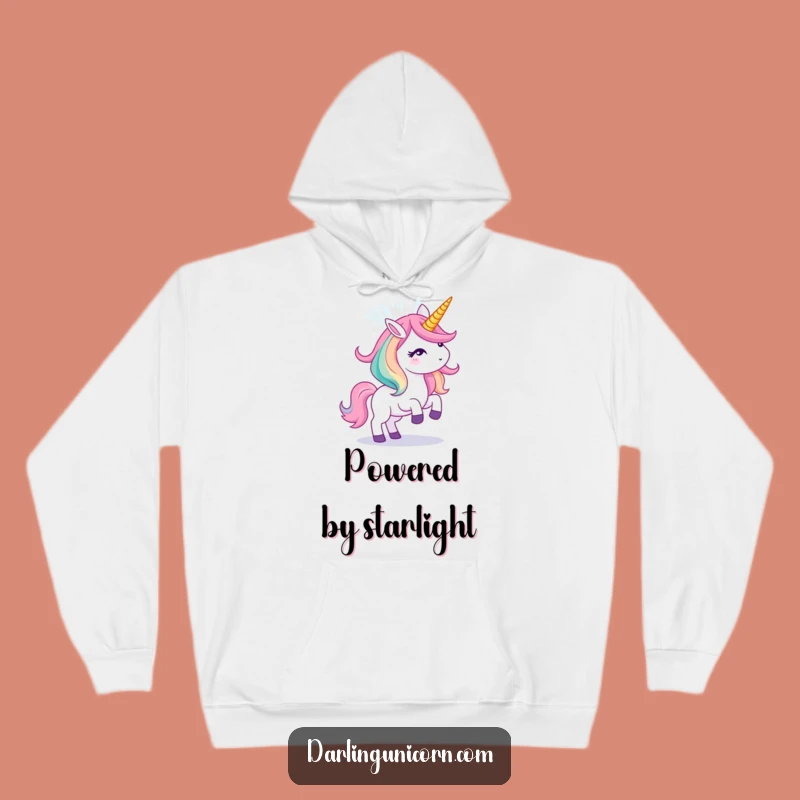 Cozy Funny Unicorn Light Show Hoodie - Warmth, Magic, and Dazzling Style