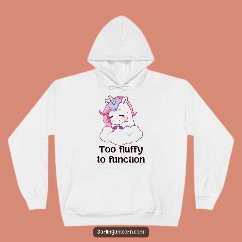 Cozy Funny Unicorn Cloud Sigh Hoodie: Ultimate Comfort & Whimsical Style Gift
