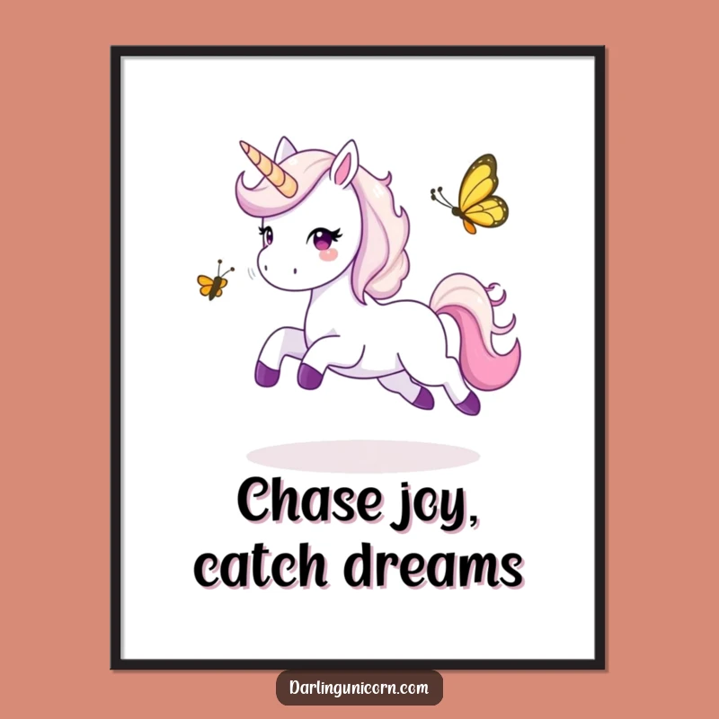 Funny Free Printable Wall Art Unicorn Butterfly Tag Playful Leap Downloadable