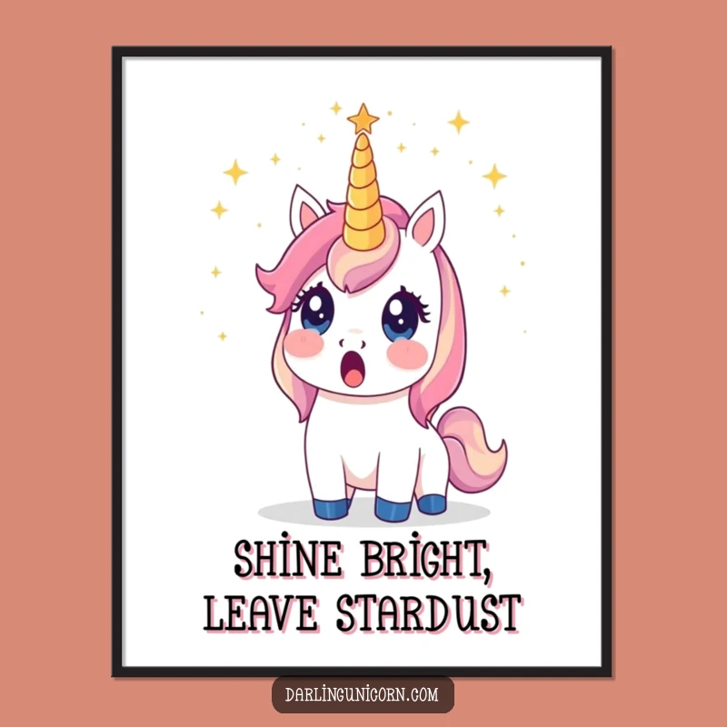 Free Printable Stardust Unicorn Art - Funny Downloadable Decor for Dreamy Spaces
