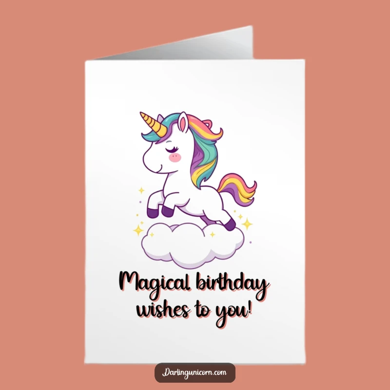 Free Printable Unicorn Birthday Card - Magical Downloadable Gift for Joyful Wishes