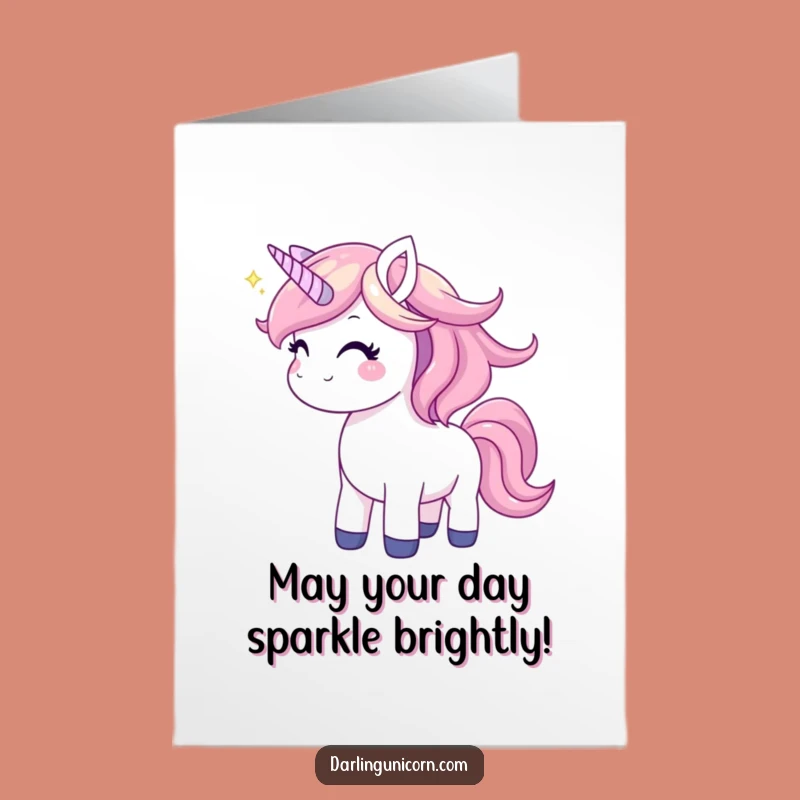 Free Printable Joyful Unicorn Birthday Card - Funny Downloadable Gift for Her