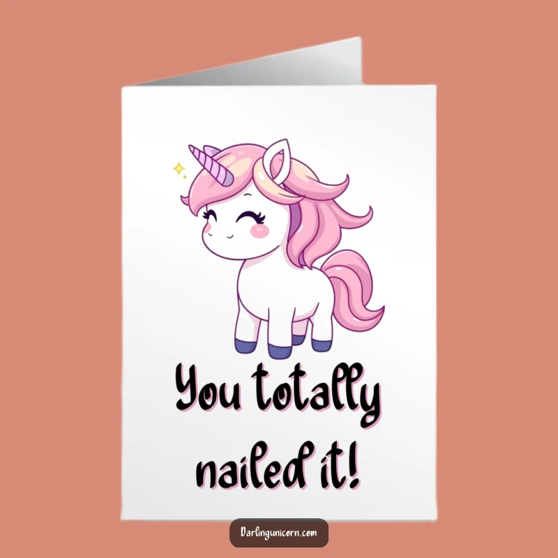 Free Printable Unicorn Congratulations Card - Hilarious Downloadable Gift for Any Occasion