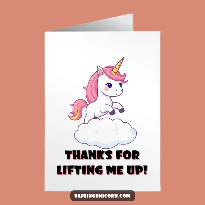 Free Printable Unicorn Thank You Card: Shimmering Horn Leap, Digital Gratitude