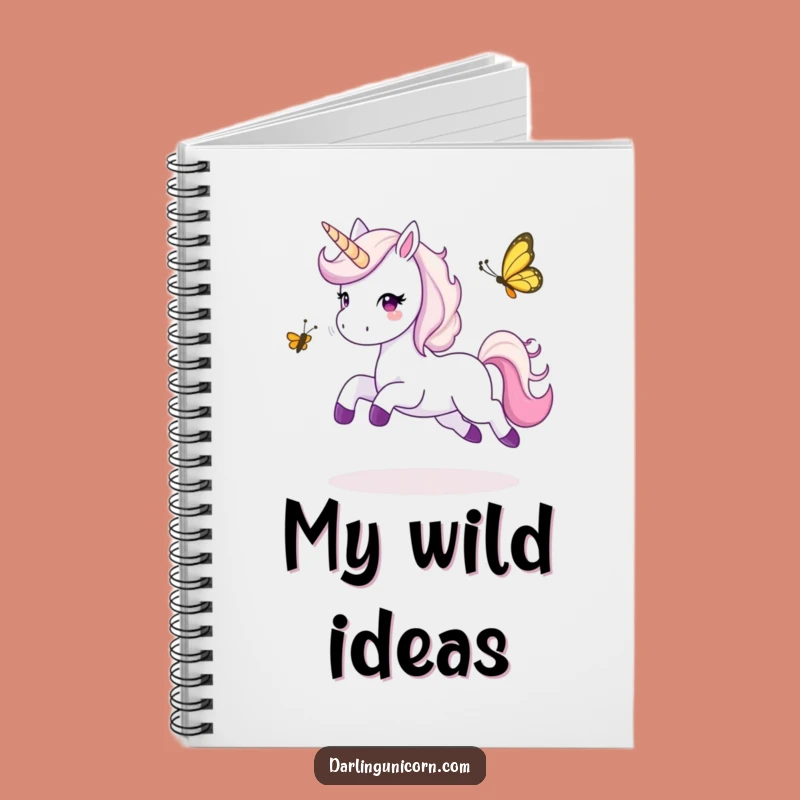Funny Unicorn Butterfly Tag Notebook: Capture Playful Thoughts & Ideas!