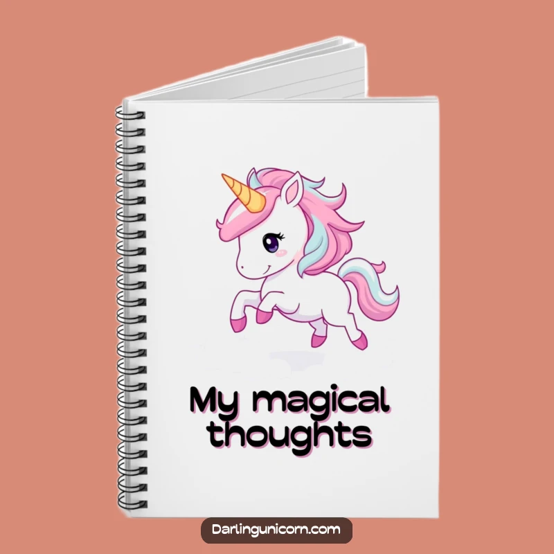 Funny Unicorn Galloping Notebook: Hilarious Magical Journal for Ideas, Fun Gift