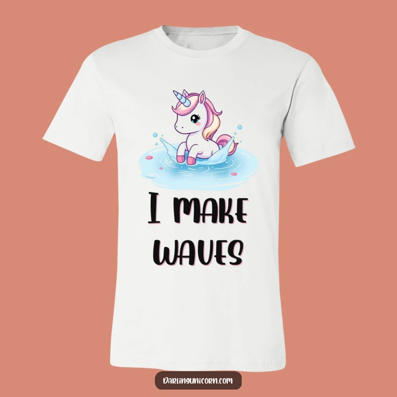 Funny Unicorn Pond Splash Tee: Wear Your Joy with This Hilarious Shirt
