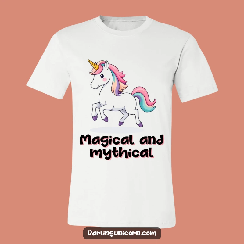 Funny Unicorn Rainbow T-Shirt: Prancing Magic Humor, Unique Gift Idea