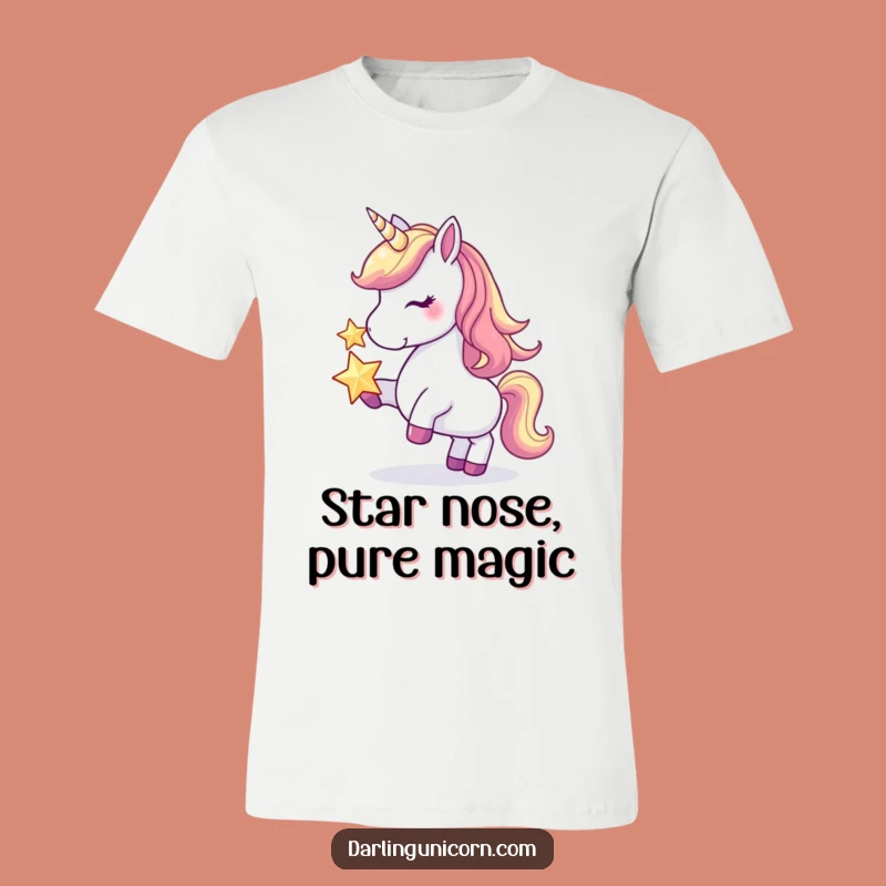 Funny Unicorn Star Balance T-Shirt: Wearable Magic, Hilarious Style Gift