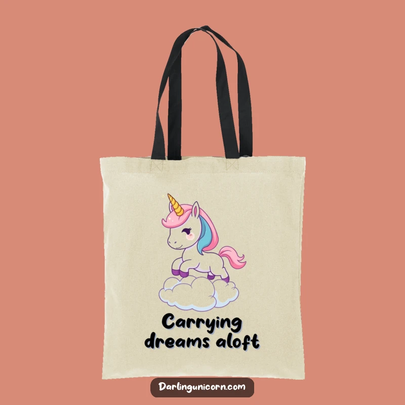 Funny Leaping Unicorn Tote Bag: Carry Your Dreams with Magical Style