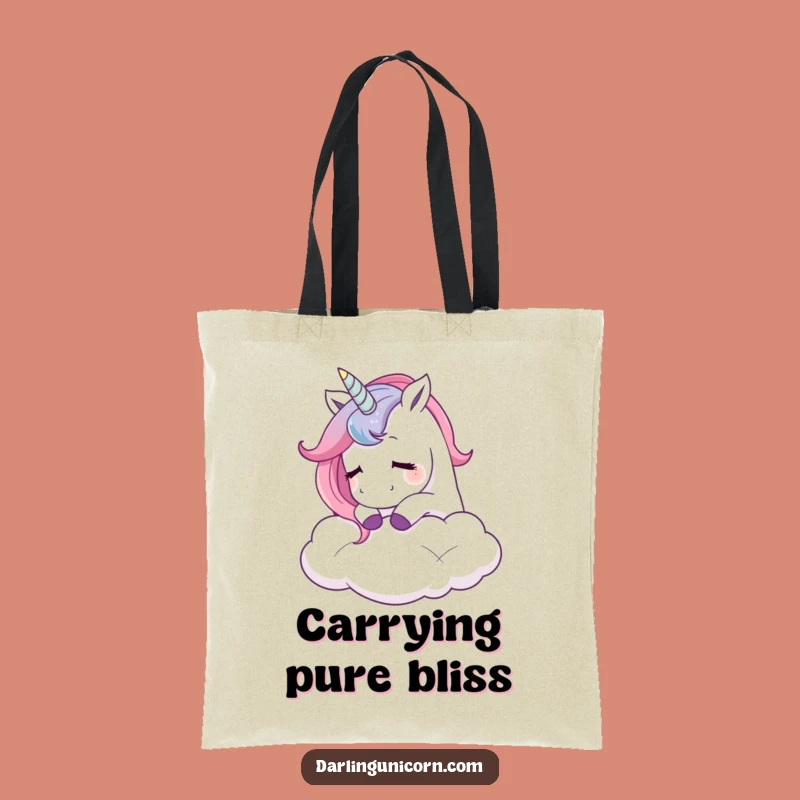 Funny Unicorn Cloud Sigh Tote Bag: Carry Your Dreamy Essentials in Style, Great Gift